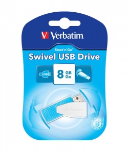 Obrzok Verbatim Store n Go Swivel Series 8GB USB 2.0 flashdisk (8MB  - 