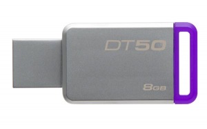 Obrzok 8 GB . USB 3.0 kl . Kingston DataTraveler 50 (Metal  - DT50/8GB