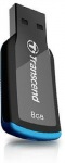 Obrzok produktu Transcend Jetflash 360 mini flashdisk 8GB USB 2.0,  ierno-modr
