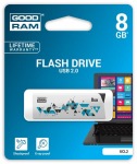 Obrzok produktu 8 GB .  USB k . GOODDRIVE CL!CK,  biely