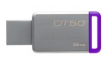 Obrzok produktu 8 GB . USB 3.0 kl . Kingston DataTraveler 50 (Metal / Purple) 