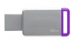 Obrzok produktu Kingston Co-Logo 8GB DT50 (USB 3.0,  kovov,  purpurov,  OEM,  uren na potla)