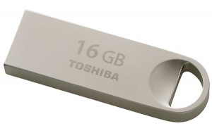 Obrzok 16 GB .    USB k . TOSHIBA - TransMemory kovov - THN-U401S0160E4