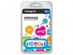 Obrzok produktu INTEGRAL Xpression 16GB USB 2.0 flashdisk,  textov vzor