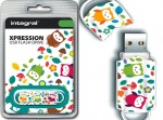 Obrzok produktu INTEGRAL Xpression 16GB USB 2.0 flashdisk,  vzor sovy