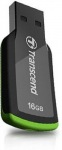 Obrzok produktu Transcend Jetflash 360 mini flashdisk 16GB USB 2.0,  ierno-zelen