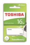 Obrzok produktu 16 GB .   USB k . TOSHIBA - TransMemory biely