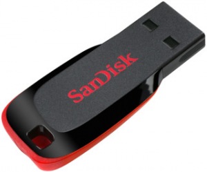 Obrzok SanDisk Cruzer BLADE 32GB USB 2.0 flashdisk (zpis: 7MB  - SDCZ50-032G-B35