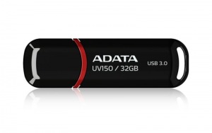 Obrzok ADATA DashDrive Series UV150 32GB USB 3.0 flashdisk - AUV150-32G-RBK