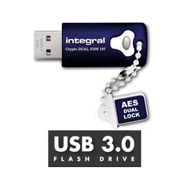 Obrzok INTEGRAL USB 32GB CRYPTO DUAL USB3.0 FIPS197 - INFD32GCRYDL3.0197