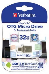 Obrzok Verbatim USB DRIVE 3.0 OTG MICRO 32GB - 