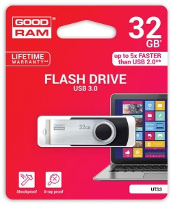 Obrzok 32 GB .    USB 3.0 k . GOODDRIVE Twister ierna - UTS3-0320K0R11