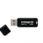 Obrzok produktu INTEGRAL flash 32GB ierna,  USB 3.0 s odnmatenm krytom