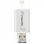 Obrzok produktu Transcend JetDrive Go flashdisk 32GB,  USB 3.1,  Lightning konektor,  biely