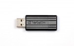 Obrzok produktu Verbatim PinStripe Series 32GB USB 2.0 flashdisk (10MB / s; 4MB / s),  ierny