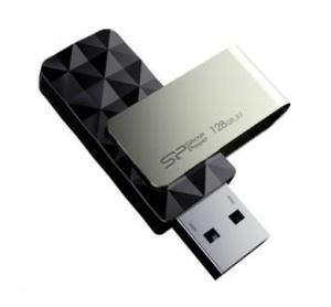Obrzok Silicon Power flash disk USB Blaze B30 128GB USB 3.0 ierny - SP128GBUF3B30VSK