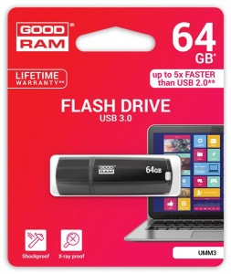 Obrzok 64 GB .     USB 3.0 k . GOODDRIVE MIMIC ierna - UMM3-0640K0R11