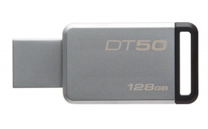 Obrzok 128 GB . USB 3.0 kl . Kingston DataTraveler 50 (Metal  - DT50/128GB