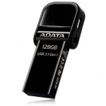 Obrzok produktu ADATA i-Memory Flash Drive AI920,  128GB,  Lightning  /  USB 3.1 Gen1,  ierna
