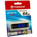 Obrzok produktu Transcend JetFlash 760 flashdisk 64GB USB 3.0,  vsuvn konektor,  ierny