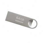 Obrzok produktu 64 GB .    USB k . TOSHIBA - TransMemory kovov