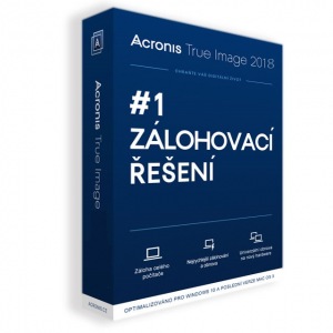 Obrzok Acronis True Image 2018 - 1 Computer - BOX - TIHOB2CZS