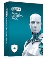 Obrzok ESET Family Security Pack: Krabicov licencia pre 4 zariadenia na 18 mesiacov - ESETFSP4_18_boxx