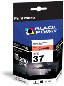 Obrzok Ink Black Point BPC37 | Black | 11 ml | 250 p. | Canon PG-37 - BPC37