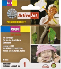 Obrzok Atrament ActiveJet AL-1R | Color | 18 ml | Refill | Lexmark 18C0781E - EXPACJALE0028