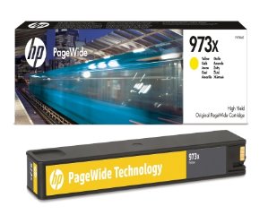 Obrzok HP 973X High Yield Yellow Original PageWide Cartridge - F6T83AE