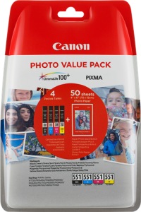 Obrzok Canon CLI-551 C  - 6508B005