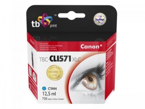 Obrzok Ink. kazeta TB kompat. s Canon CLI-571XL CY Cyan - TBC-CLI571XLC