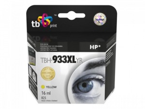 Obrzok Ink. kazeta TB kompat. s HP PS Pro 8100 Yellow ref - TBH-933XLYR