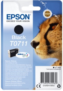 Obrzok Epson Singlepack Black T0711 DURABrite Ultra Ink - C13T07114012