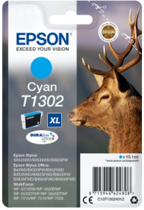 Obrzok Epson Singlepack Cyan T1302 DURABrite Ultra Ink - C13T13024012