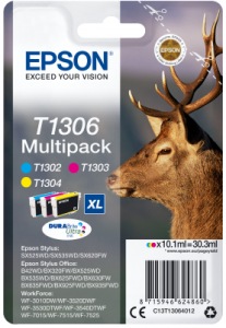 Obrzok Epson Multipack 3-colours T1306 DURABrite UltraInk - C13T13064012