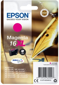 Obrzok Epson Singlepack Magenta 16XL DURABrite Ultra Ink - C13T16334012