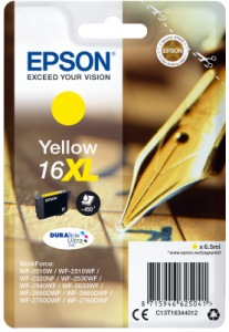 Obrzok Epson Singlepack Yellow 16XL DURABrite Ultra Ink - C13T16344012