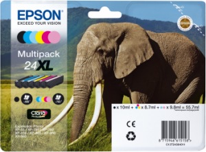 Obrzok Epson Multipack 6-colours 24XL Claria Photo HD Ink - C13T24384011