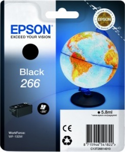 Obrzok EPSON Singlepack Black 266 ink cartridge - C13T26614010