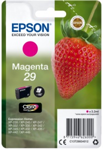 Obrzok EPSON Singlepack Magenta 29 Claria Home Ink - C13T29834012