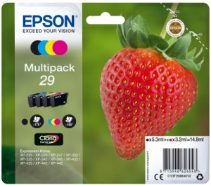 Obrzok Epson Multipack 4-colours 29 Claria Home Ink - C13T29864012