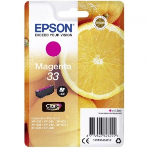 Obrzok Epson Singlepack Magenta 33 Claria Premium Ink - C13T33434012