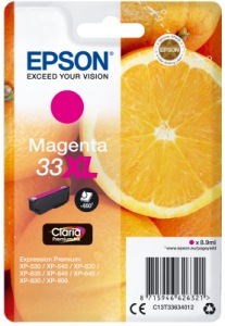 Obrzok Epson Singlepack Magenta 33XL Claria Premium Ink - C13T33634012