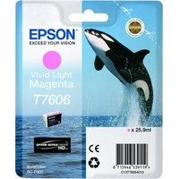 Obrzok Epson T7606 Ink Cartridge Vivid Light Magenta - C13T76064010