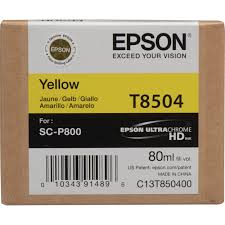 Obrzok Epson Singlepack Photo Yellow T850400 UltraChrome HD ink 80ml - C13T850400