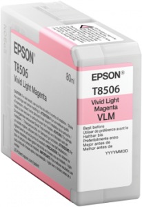 Obrzok Epson Singlepack Photo Light Magenta T850600 UltraChrome HD ink 80ml - C13T850600