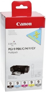 Obrzok Canon PGI-9 PBK/C/M/Y/GY MultiPack - 1034B013