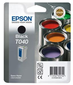 Obrzok Epson T040, ierna  - C13T04014010