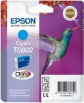 Obrzok produktu Atrament Epson T0802 cyan | Stylus Photo R265 / 285 / 360, RX560 / 585 / 685